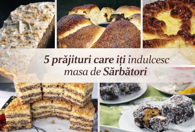 5 deserturi care îți îndulcesc masa de Paște