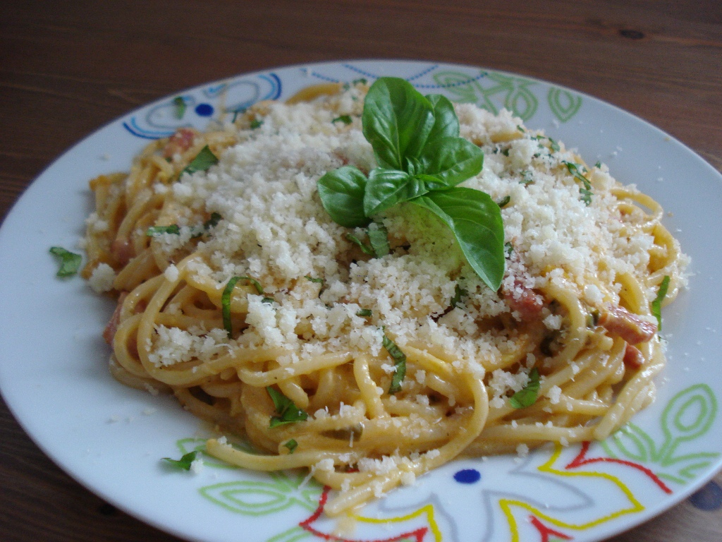 Paste carbonara a la Adasev