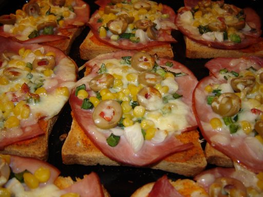 Tartine cu jambon