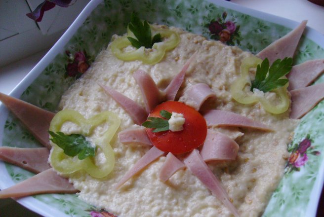 Salata de conopida si vinete albe