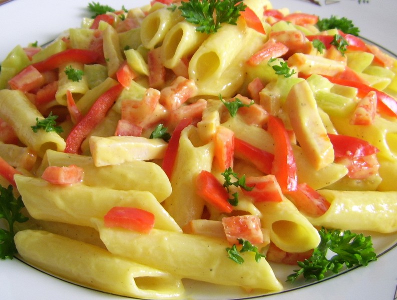 Paste penne cu sos de mustar