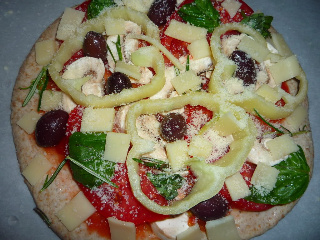 Veggie pizza