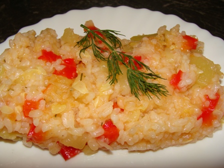 Pilaf de dovlecei