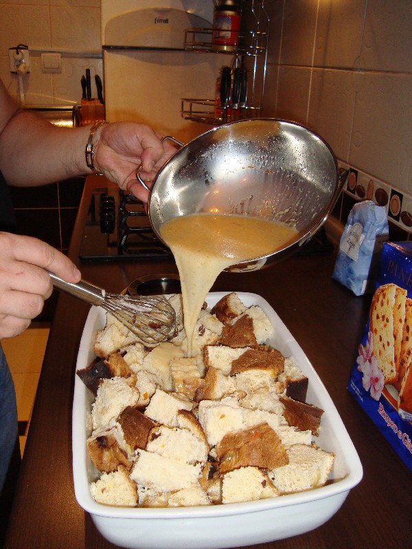 Budincă de Panettone