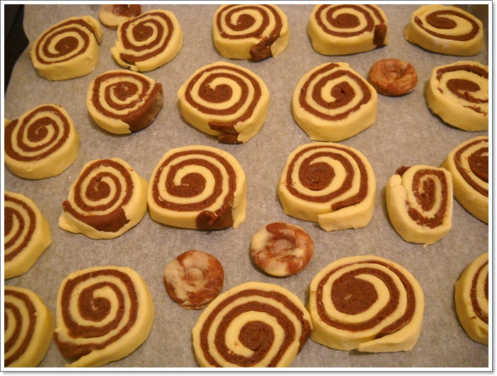 Biscuiti spiralati