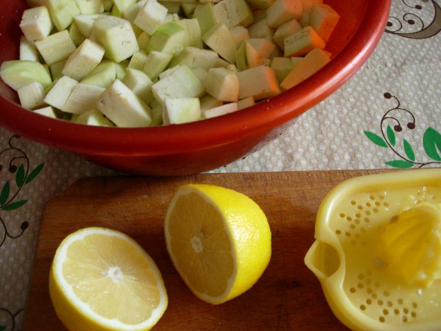 Salata de vinete si dovlecei fara coacere