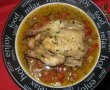 Poussin (pui mic) pe pat de supa de legume inabusite-5