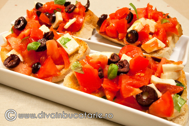 Bruschete caprese