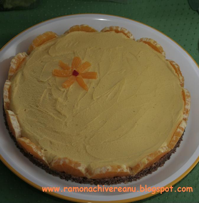 Cheesecake cu portocale