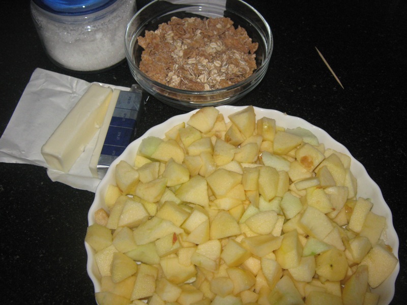 Apple crisp (sau mai bine crontz cu mar )