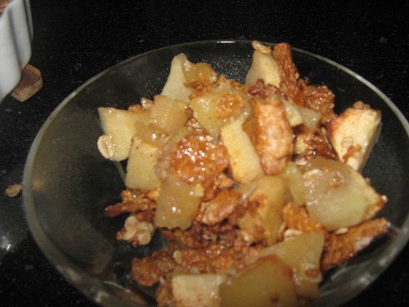 Apple crisp (sau mai bine crontz cu mar )