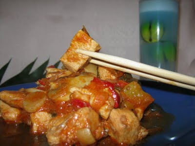 Pui cu mango