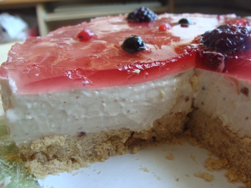 No-Bake Berry Cheesecake