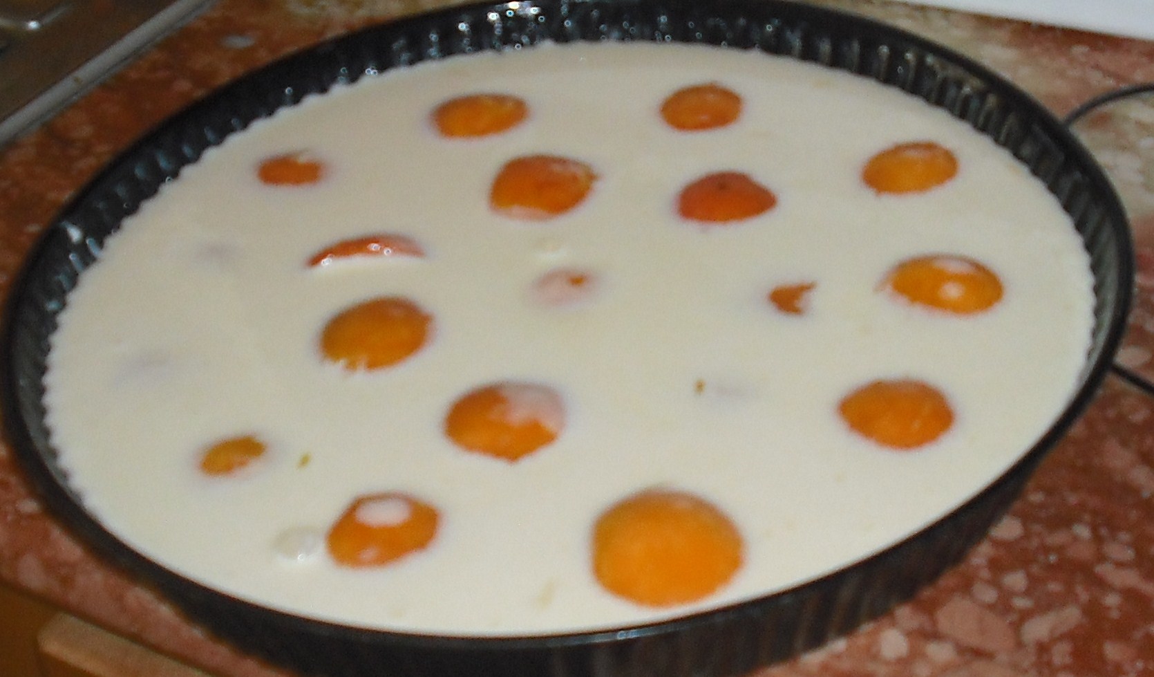 Clafoutis cu caise