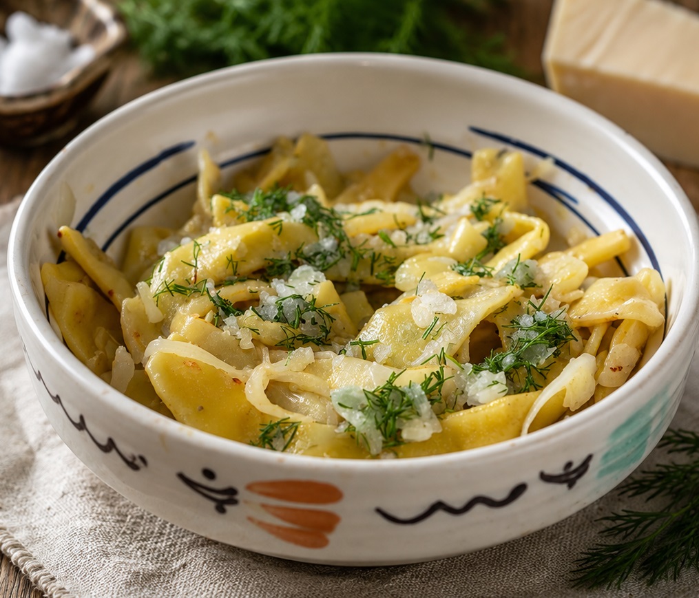 Pastai cu mujdei de usturoi