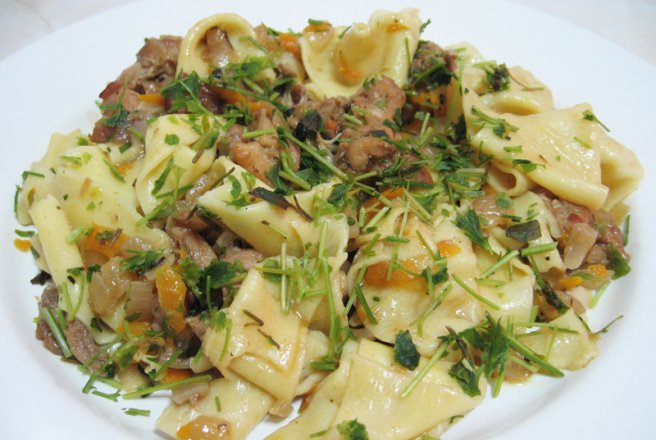 Pappardelle cu ragu de iepure