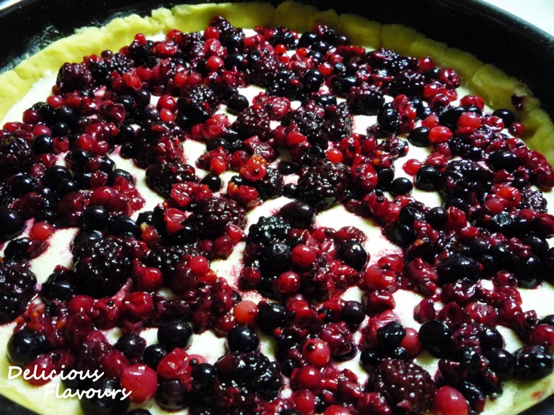 Cheesecake cu fructe de padure