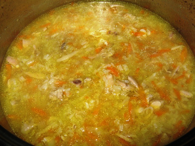 Ciorba de pui a la grec