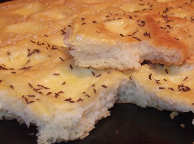 Focaccia cu cascaval