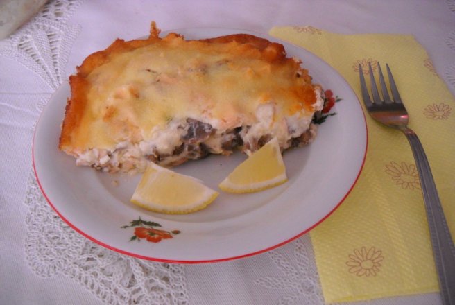 Pastrav gratinat