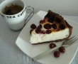 Tarta bruna cu branza si visine-5