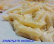 Penne cu branza si smantana cu doar 4 ingrediente-6