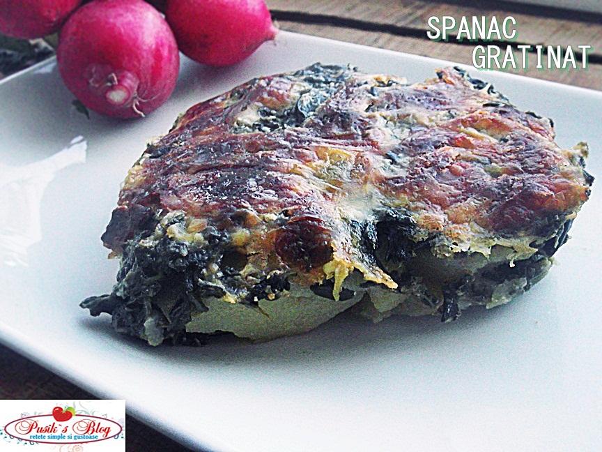 Spanac gratinat