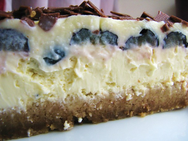 Desert New York cheesecake cu afine