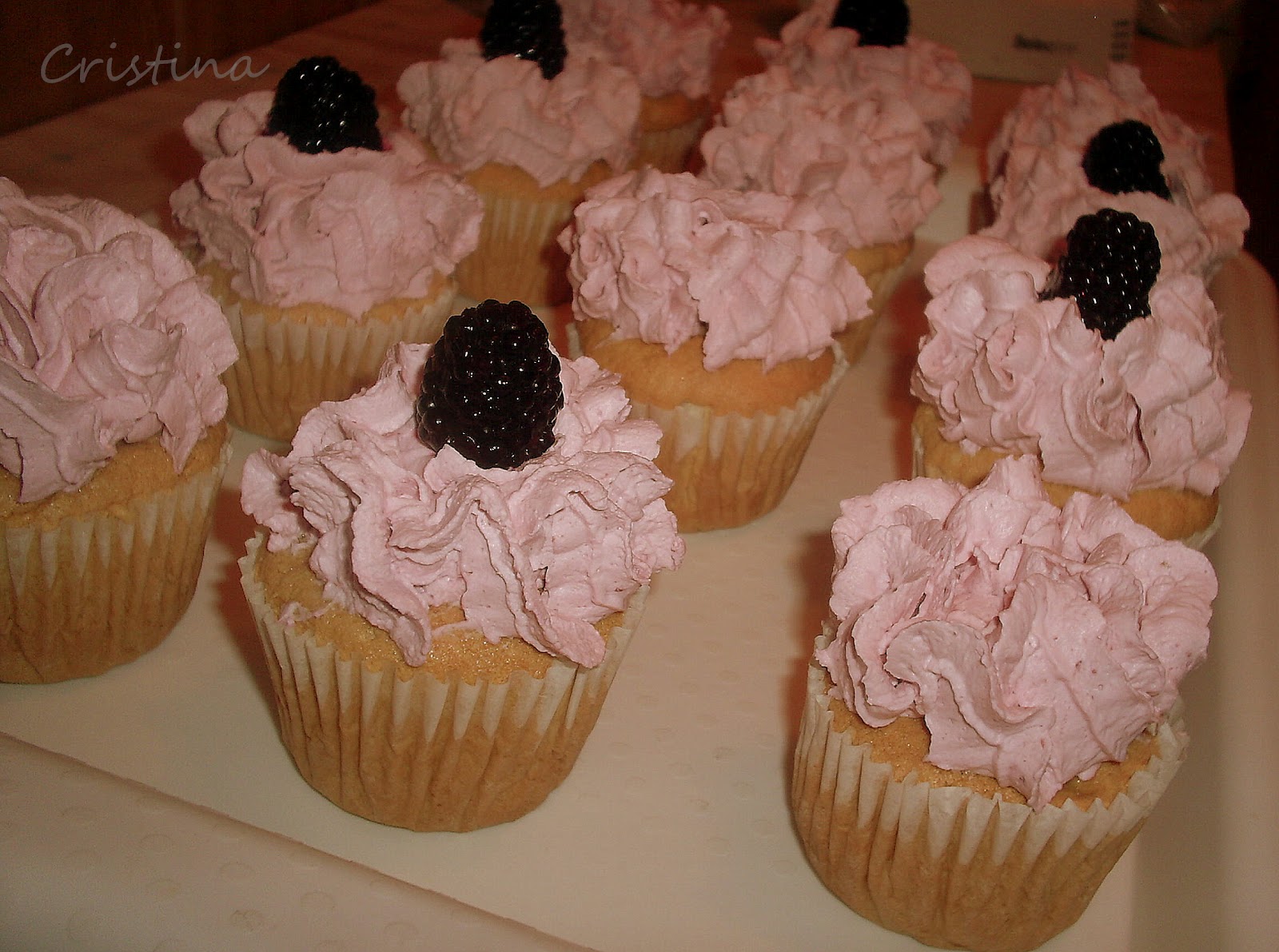 Pink cupcakes