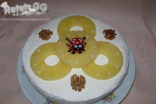 Cheesecake cu ananas