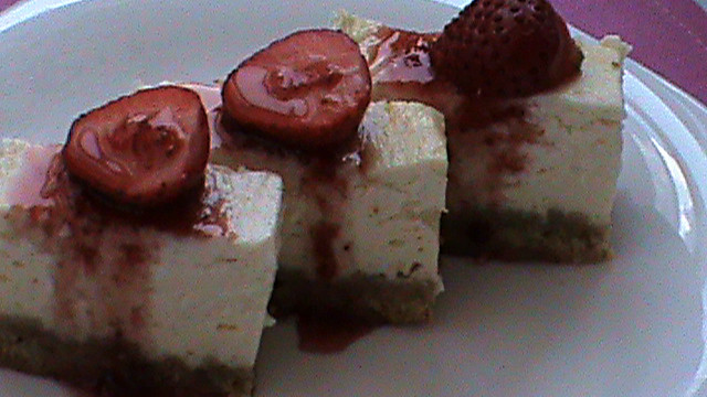 Prajitura cu branza - Cheesecake