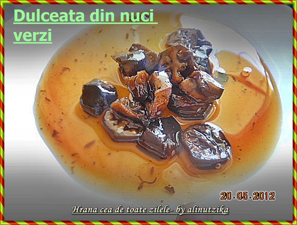 Dulceata de nuci verzi