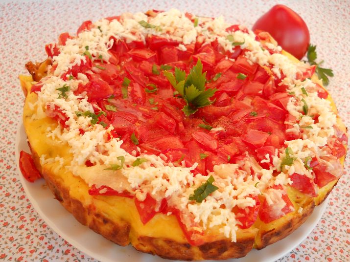 Cheesecake cu roşii