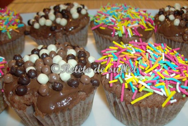 Cupcakes cu ciocolata