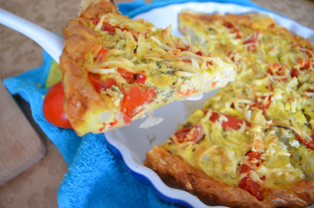 Quiche cu conopida