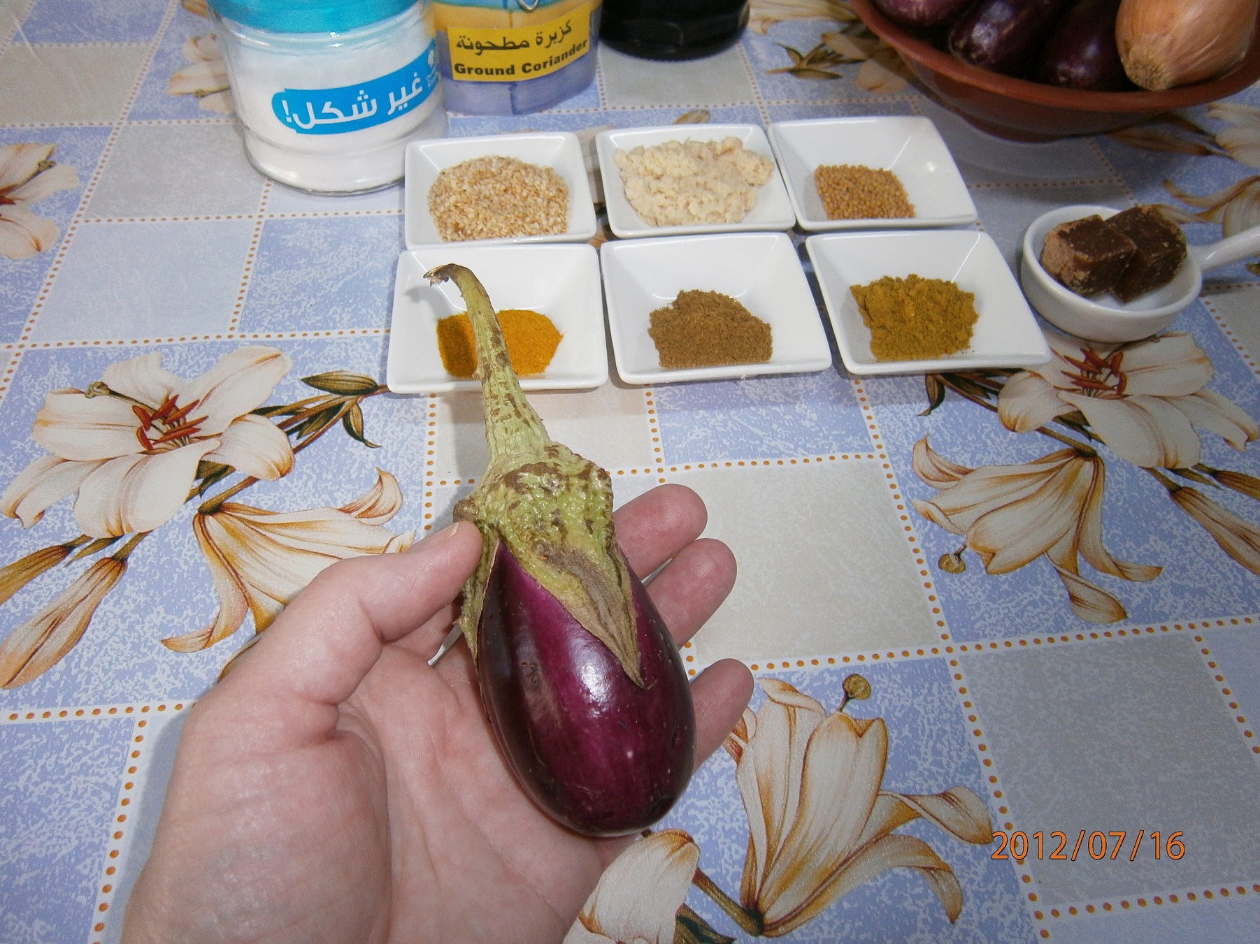 Fried brinjal-Vinete calite (reteta sri lankeza)