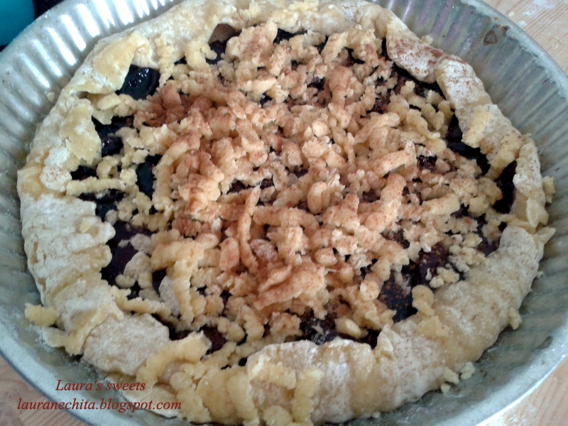 Crumble cu dulceata de prune