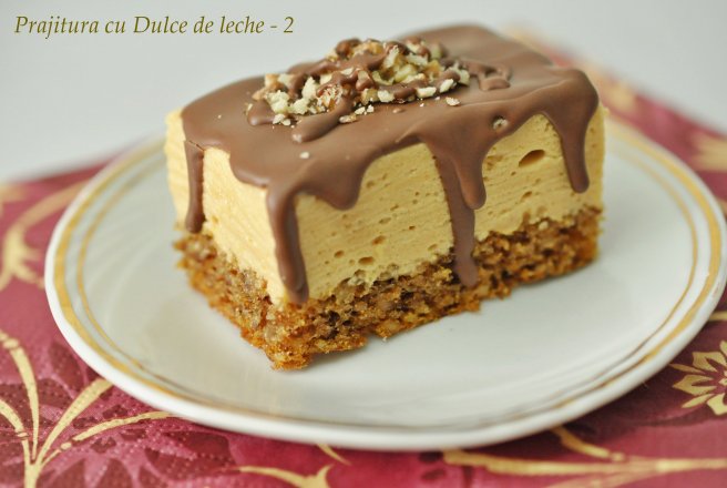 Desert prajitura cu dulce de leche