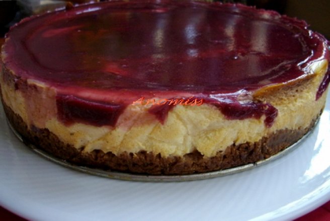 Cheesecake marmorat a la Simona Anomiss