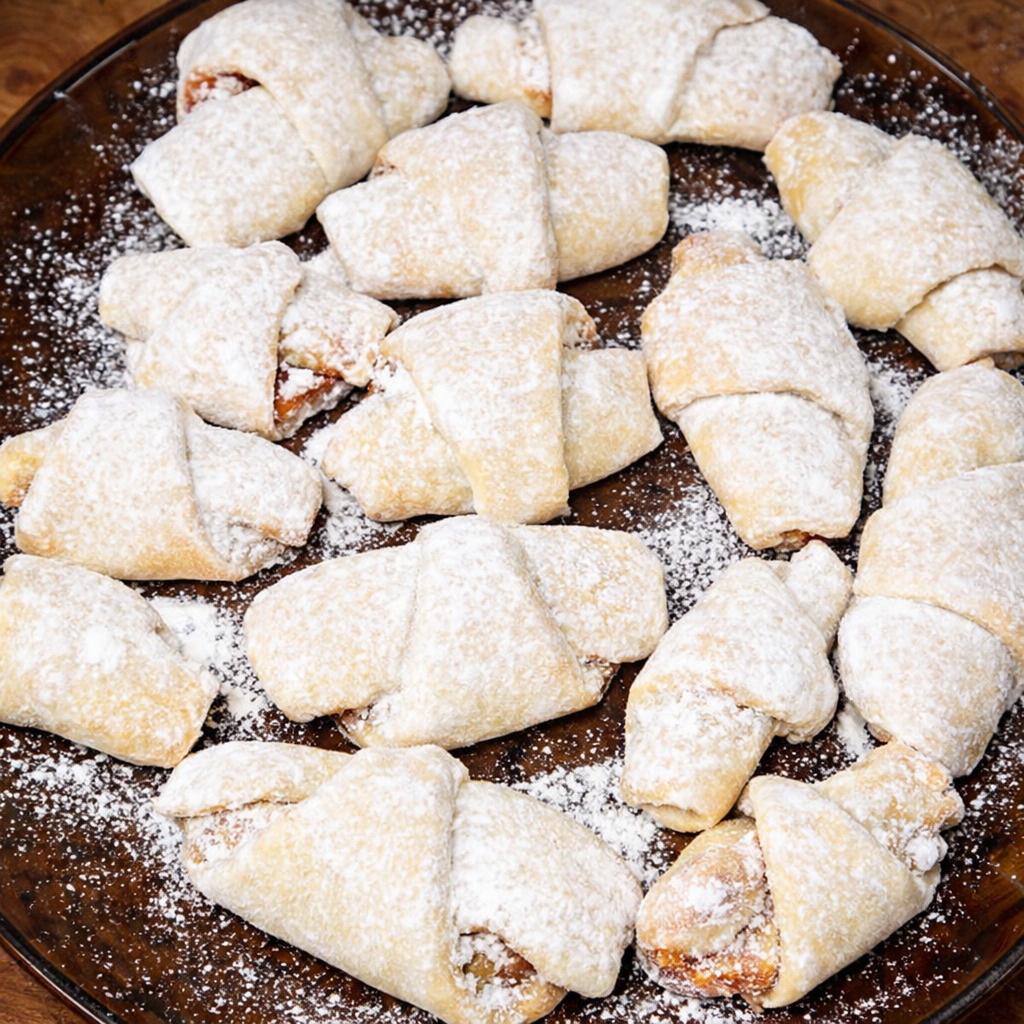 Cornulete fragede cu nuca (Post)