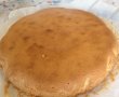 Tort cu dulceata de capsuni, budinca de  vanilie si crema de caramel:)-0