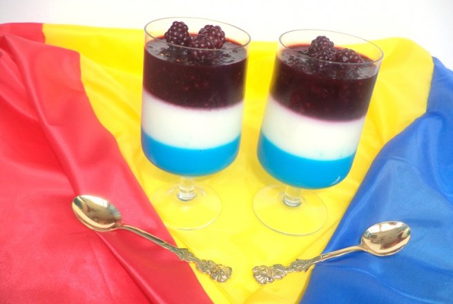 Panna cotta Tricolor