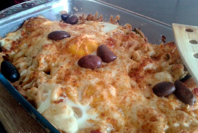 Gratin de legume cu oua