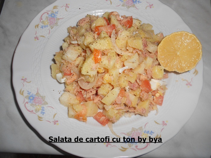 Salata de cartofi cu ton