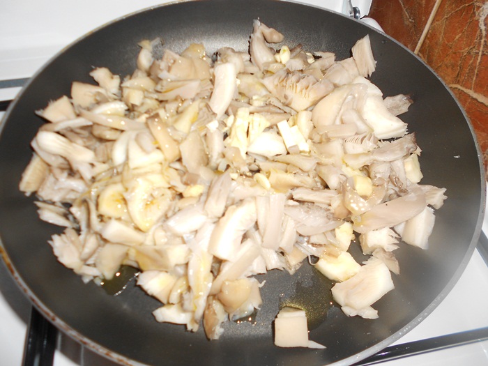 Pleurotus in sos de smantana