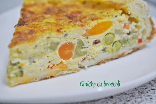 Quiche cu broccoli