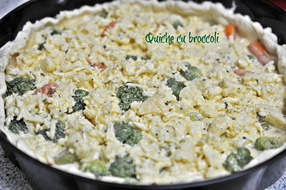 Quiche cu broccoli