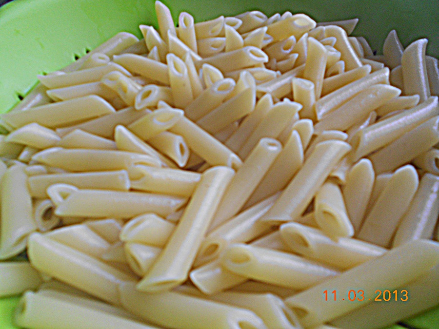 Penne cu dovlecei si parmezan