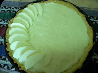 Tarta cu mere si crema de vanilie