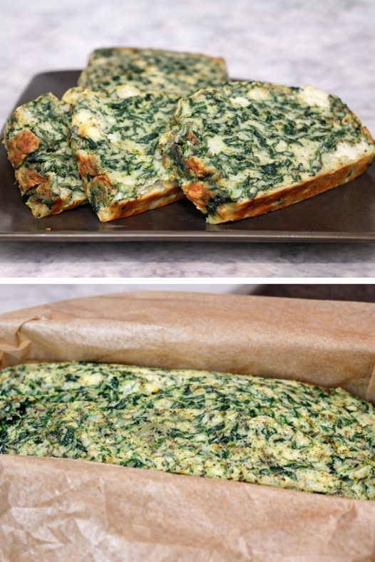 Chec aperitiv cu spanac